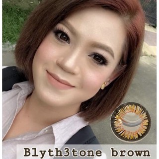Blyth3Tone Brown (1)(2) Blyth 3 tone สีน้ำตาล ตาโต ตัดขอบดำ Pretty Doll ฝาเขียว ค่าสายตา สายตาสั้น แฟชั่น สายตาปกติ แบ๊ว