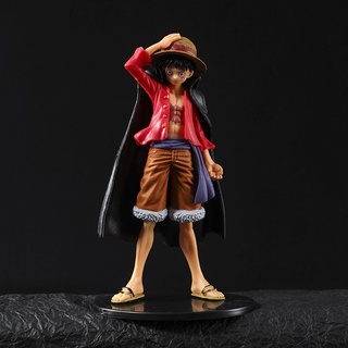 โมเดลฟิกเกอร์ PVC รูปการ์ตูนอนิเมะวันพีช Monkey D Luffy ขนาด 16 ซม. เหมาะกับของขวัญคริสต์มาส ของเล่นสะสม สําหรับเด็ก