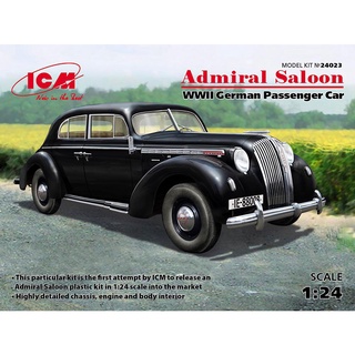 โมเดลประกอบ ICM Model 1/24 ICM24023 Admiral Saloon, WWII German Passenger Car