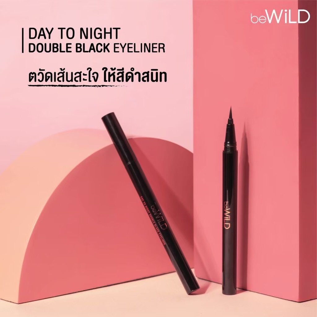 1ชิ้น-bewild-day-to-night-double-black-eyeliner-no-10-black