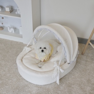 Nifty Fairy Pet Cradle (Fluffy Cotton)  ที่นอนสุนัข ที่นอนแมว แนวเกาหลี พร้อมส่ง