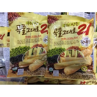 ภาพหน้าปกสินค้าธัญพืชอบกรอบไส้ครีมชีส 70฿‼️3ห่อ200฿‼️#🇰🇷#อร่อย #หยุดไม่อยู่#😋#หวานไม่มาก#👍🏼#graincrispyroll#snack#koreansnack #ทาน ที่เกี่ยวข้อง