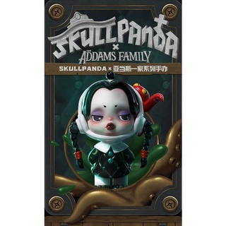 สินค้า [Ashali] Popmart POPMART SKULLPANDA Adams Family Series SP Adams Family Series sp6th Generation Series Basic Style Link