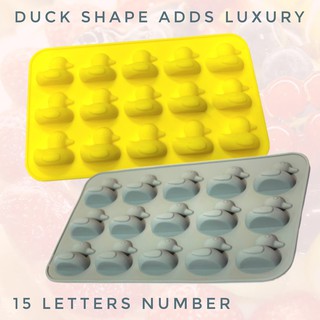 Duck silicone mole พิมพ์โมลซิลิโคนรูปเป็ด 15 ช่อง