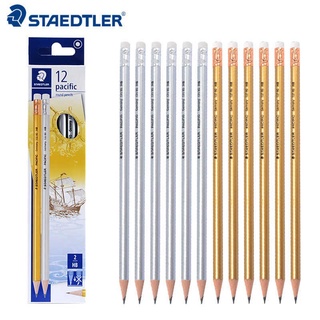 ภาพขนาดย่อของสินค้าโค้ดINCSM3Lลด20ขั้นต่ำ49 Staedtler ดินสอไม้ HB Pacific (12 แท่ง)