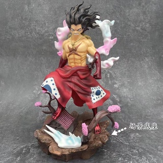 One Piece Luffy Figure Model Anime 海贼王手办和之国蛇人路飞模型摆件礼物