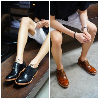 สินค้า รองเท้าหนัง HOLM รุ่น Monte Cap Toe Oxfords no.113