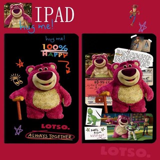 เคสไอแพด เคสiPad หมีสตรอเบอร์รี่สีชมพู Cute 10.2 gen7 2019 iPad gen8 เคสไอแพด Gen6 2019 Air4,10.5,ipad2/3/4gen Case