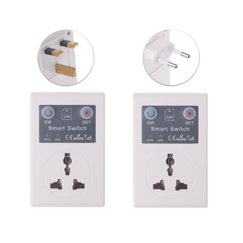 PCF* EU/UK 220V Phone RC Remote Wireless Control Smart Switch GSM ...