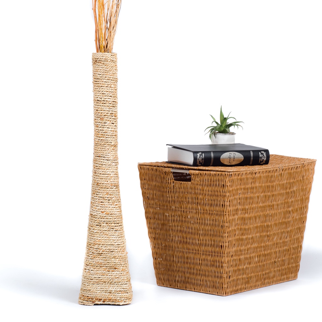 Vasora Large Floor Vase แจกันหวายสานปากตรง ขนาด 16 x 75 cm. | Shopee ...
