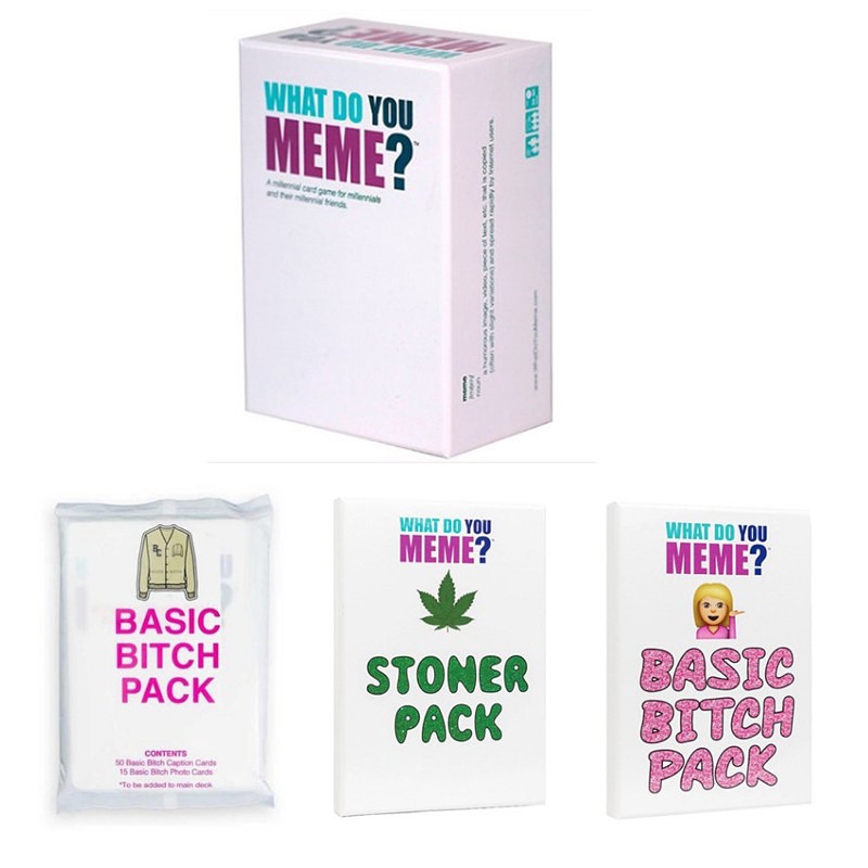 ภาพหน้าปกสินค้าWhat do you meme Board Game (ภาษาอังกฤษ) - บอร์ดเกม จากร้าน kinkonglyx.th บน Shopee