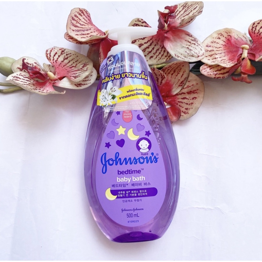 ผลิต 02/22 ขนาด 500, 750 Ml. Johnson’s Bedtime Baby Bath จอห์นสัน สบู่ ...