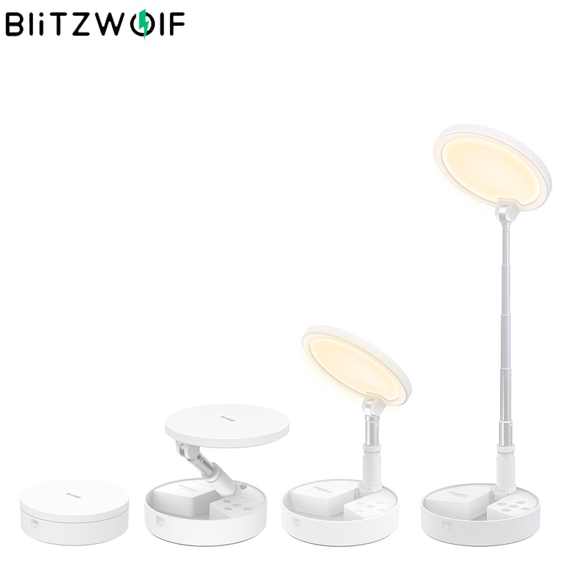 blitzwolf-โคมไฟตั้งโต๊ะ-พับได้-ปรับมุมได้-แบตเตอรี่-3600mah-ความสว่าง-5-ระดับ-อุณหภูมิ-3000-5000k