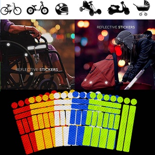 สติกเกอร์สะท้อนแสง ลายโลโก้ อเนกประสงค์ สําหรับติดตกแต่งรถยนต์ รถจักรยาน และรถจักรยานยนต์ 21 ชิ้น