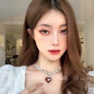 🔥Sale🔥สร้อยคอไข่มุกหัวใจ Heart Pearl Necklace พร้อมส่ง