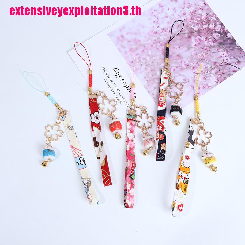e3th-สายคล้องโทรศัพท์มือถือ-รูปกระดิ่งแมว-และดอกเดซี่-พร้อมจี้ห้อย-สําหรับตกแต่ง