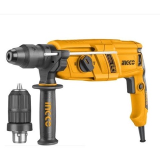 INGCO สว่านโรตารี่ 26 มิล 800W เปลี่ยนหัวได้ รุ่น RGH9028-2 Rotary hammer แทน รุ่น RGH9018-2