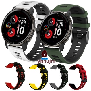 สินค้า สายนาฬิกาข้อมือ ซิลิโคนนิ่ม แบบเปลี่ยน สําหรับ Garmin Venu 2 Plus Gps Smart Watch Band Garmin Venu 2 Series
