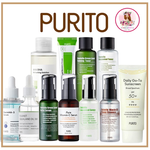 ภาพหน้าปกสินค้าPURITO แท้100% ครบทุกสูตร Product Skincare นำเข้าจากประเทศเกาหลี