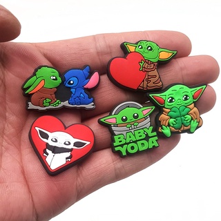 Croc Jibz Pins Yoda กระดุมน่ารัก สําหรับรองเท้า