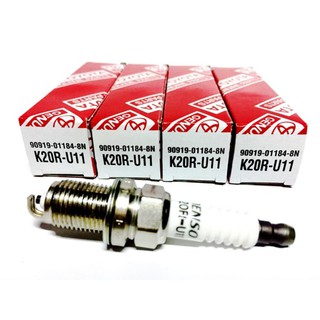 DENSO หัวเทียน Toyota K20R-U11 90919-01184-8N (แพ็ค 4 หัว)