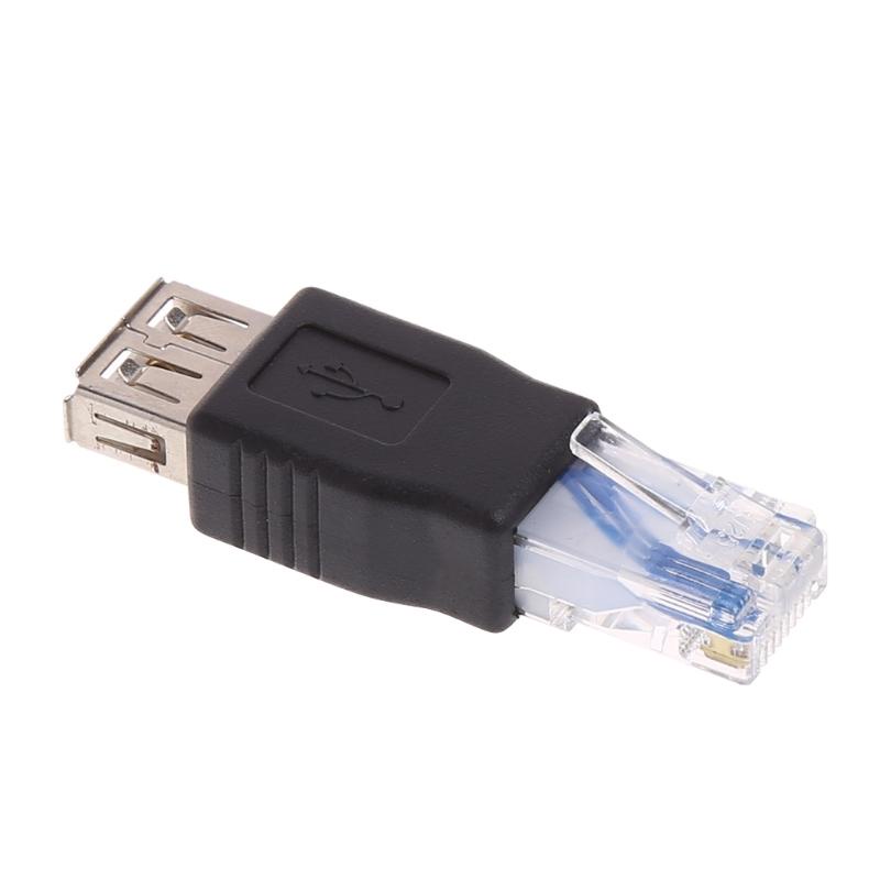 Sel Usb Type A Female To Rj45 Male Lan อะแดปเตอร์ปลั๊กซ็อกเก็ต