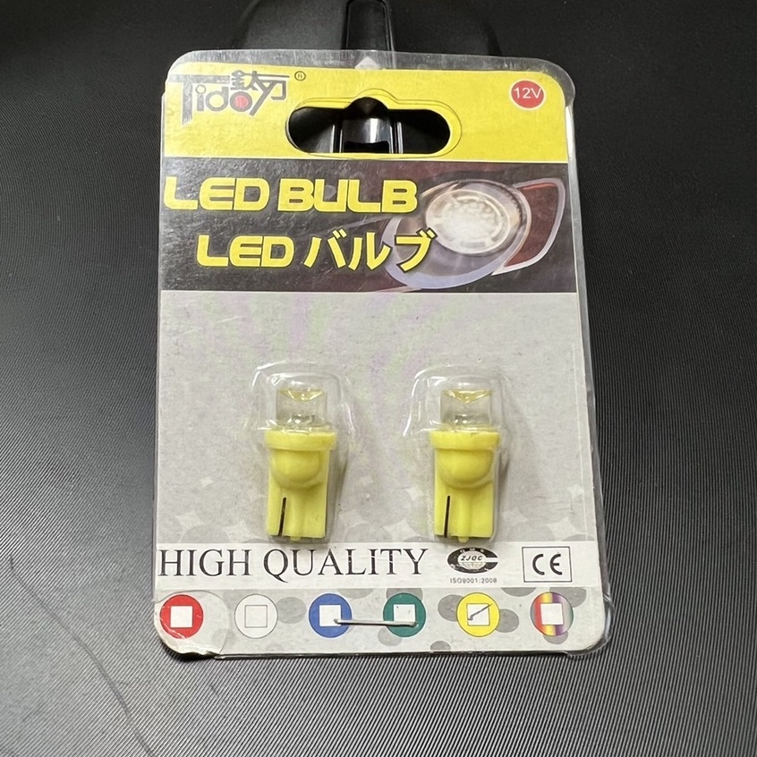 หลอดไฟหรี่-led-t10-12v-แสงสีน้ำเงิน-แสงสีเหลือง-แสงสีเขียว-สามารถติดได้ทุกรุ่นตามความเหมาะสมของรถยนต์