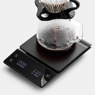 ตาชั่งดิจิตอล ตราชั่ง digital อาหาร เครื่องชั่งกาแฟ สามารถตั้งเวลาได้ Basic coffee scale