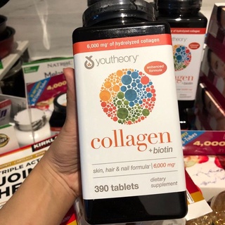 คอลลาเจนชนิดเม็ด Youtheory, Collagen, 390 Tablets คอลลาเจนชนิดเม็ด👉สินค้ามีพร้อมส่ง🍉🍉exp2024