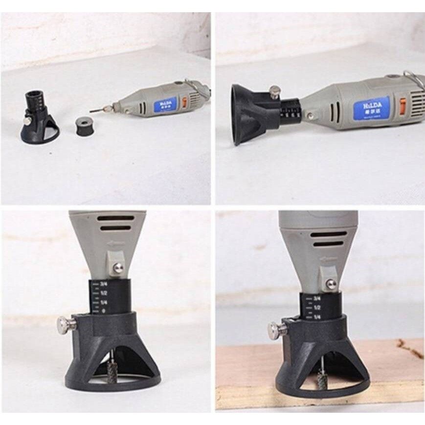 หัวแปลงเครื่องเจียรสายอ่อน-dremel-เครื่องแกะสลัก-ให้เป็นทริมเมอร์-diy-สำหรับ-งานไม้-พลาสติก-กระเบื้อง-เหล็ก