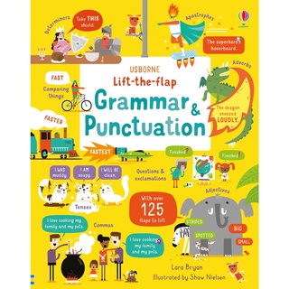 DKTODAY หนังสือ USBORNE LIFT-THE-FLAP GRAMMAR AND PUNCTUATION (AGE 6+)