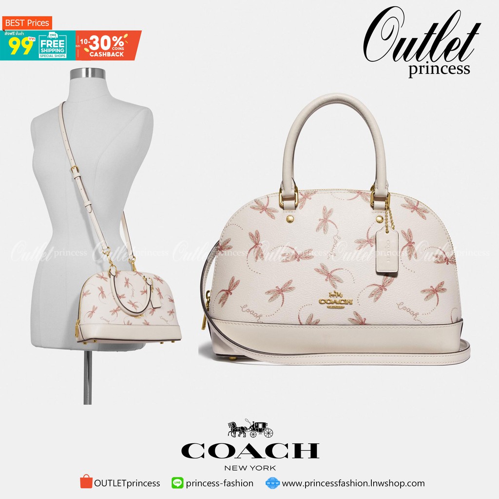 Coach Chalk Dragonfly Mini Sierra Satchel