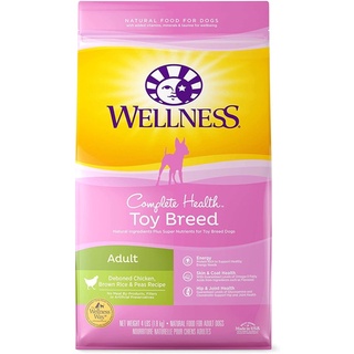 อาหารสุนัข Wellness Complete Health สูตร Toy Breed Deboned Chicken, Brown Rice &amp; Peas ขนาด 1.8 kg (Best by 04 Nov 2023)