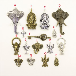 รูปภาพขนาดย่อของReligion Elephant God Charms สำหรับทำเครื่องประดับลองเช็คราคา