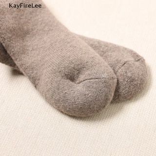 ภาพหน้าปกสินค้าKayfirelee ถุงเท้า ผ้าขนสัตว์ แบบหนาพิเศษ สีพื้น สําหรับผู้ชาย ที่เกี่ยวข้อง
