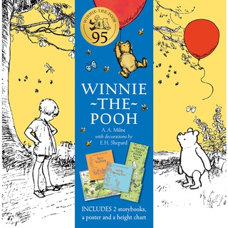 พร้อมส่ง Winnie-the-Pooh: Gift Box (with 2x books, height chart &amp; poster)