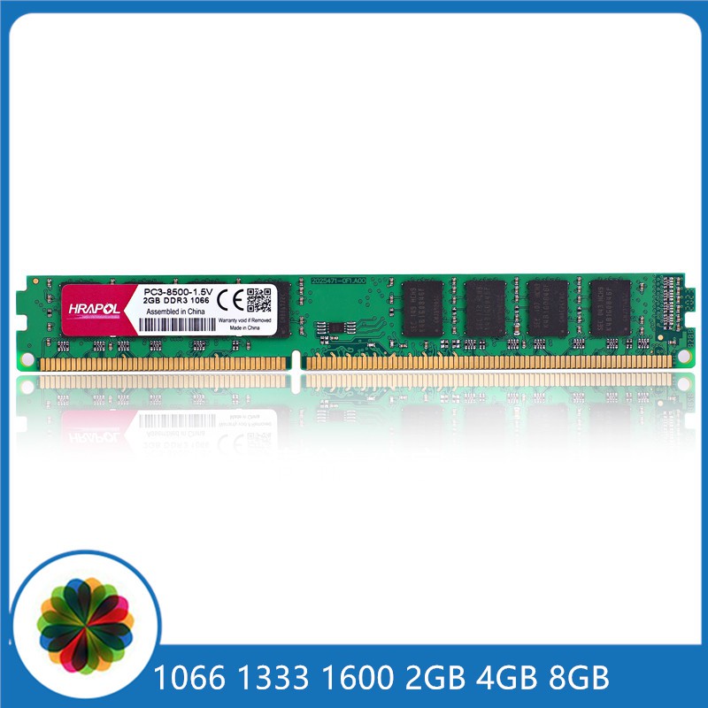 ภาพหน้าปกสินค้าMemory DDR3 2GB 4GB 8GB 1066mhz 1333mhz 1600MHZ DESKTOP PC3-8500U PC3-10600U PC3-12800U PC RAM Memoria DIMM 8g 4g 2g