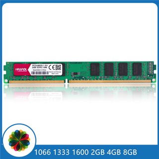 ภาพขนาดย่อของสินค้าMemory DDR3 2GB 4GB 8GB 1066mhz 1333mhz 1600MHZ DESKTOP PC3-8500U PC3-10600U PC3-12800U PC RAM Memoria DIMM 8g 4g 2g