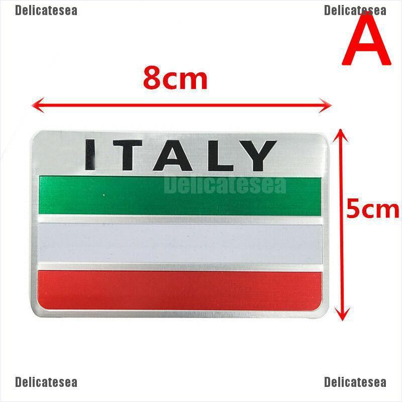ds-สติกเกอร์ธงชาติอิตาลี-3-d-อลูมิเนียม-สําหรับติดตกแต่งรถยนต์