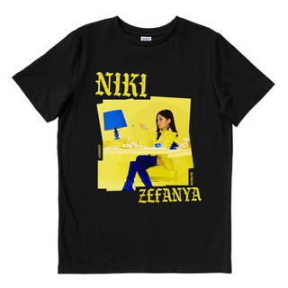 เสื้อยืดผู้ชาย Niki ZEFANYA - LOWKEY สีดํา | เสื้อยืด พิมพ์ลายวงดนตรี | เพลงเมอร์ช | Unisex | เสื้อยืด พิมพ์ลายดนตรี | ป