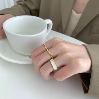 ภาพหน้าปกสินค้าแหวนแฟชั่นเกาหลี เซ็ต 3 วง แบบเรียบหรู💫แหวนเก๋ๆ ที่เกี่ยวข้อง