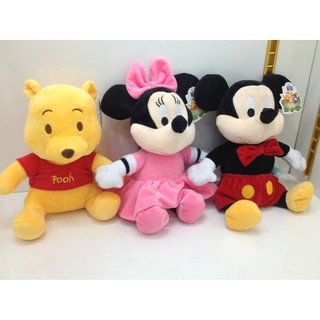 ตุ๊กตา ดนตรี กล่อมนอน ตุ๊กตา หมีพูห์ มินนี่ มิกกี้ เม้าส์ Pooh Minnie Mickey mouse ตุ๊กตาดนตรี กล่อมนอน ของขวัญ shopee