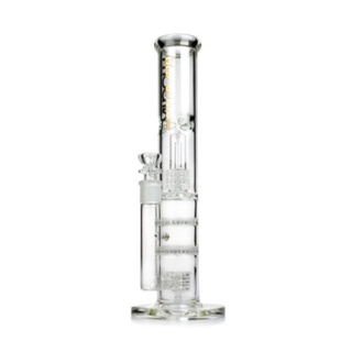 PHOENIX STAR Straight Bong Honeycomb &amp; Matrix Perc 35.5 cm 14 inches