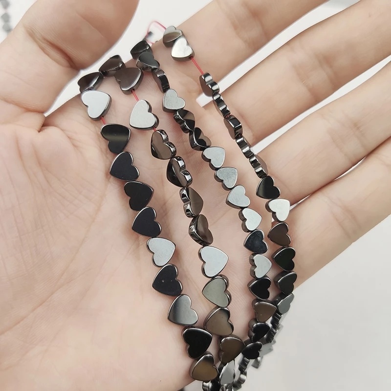 สร้อยข้อมือเฮมาไทต์-ไม่มีแม่เหล็ก-สีดํา-ลูกปัดบําบัดน้ําหนัก-กําไลข้อมือที่มีประสิทธิภาพ-การบําบัดโรคข้ออักเสบ-เครื่องประดับเพื่อสุขภาพ