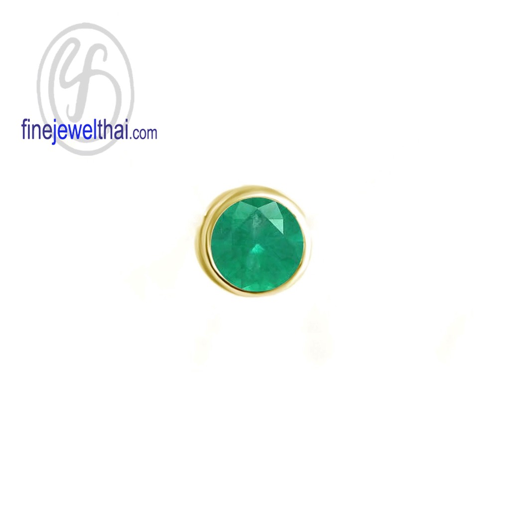 finejewelthai-จี้มรกต-มรกต-จี้พลอย-พลอยประจำเดือนเกิด-emerald-silver-pendant-birthstone-p1086em00-ราคาต่อชิ้น