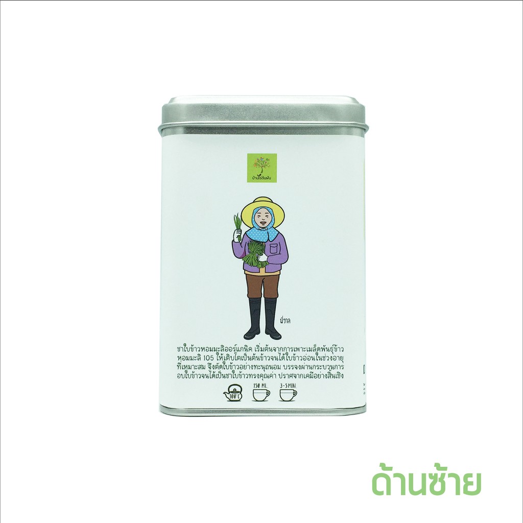 ตะกร้าของขวัญ-ปีใหม่-ชาใบข้าว-ออร์แกนิค-กระป๋องโลหะ-limited-edition