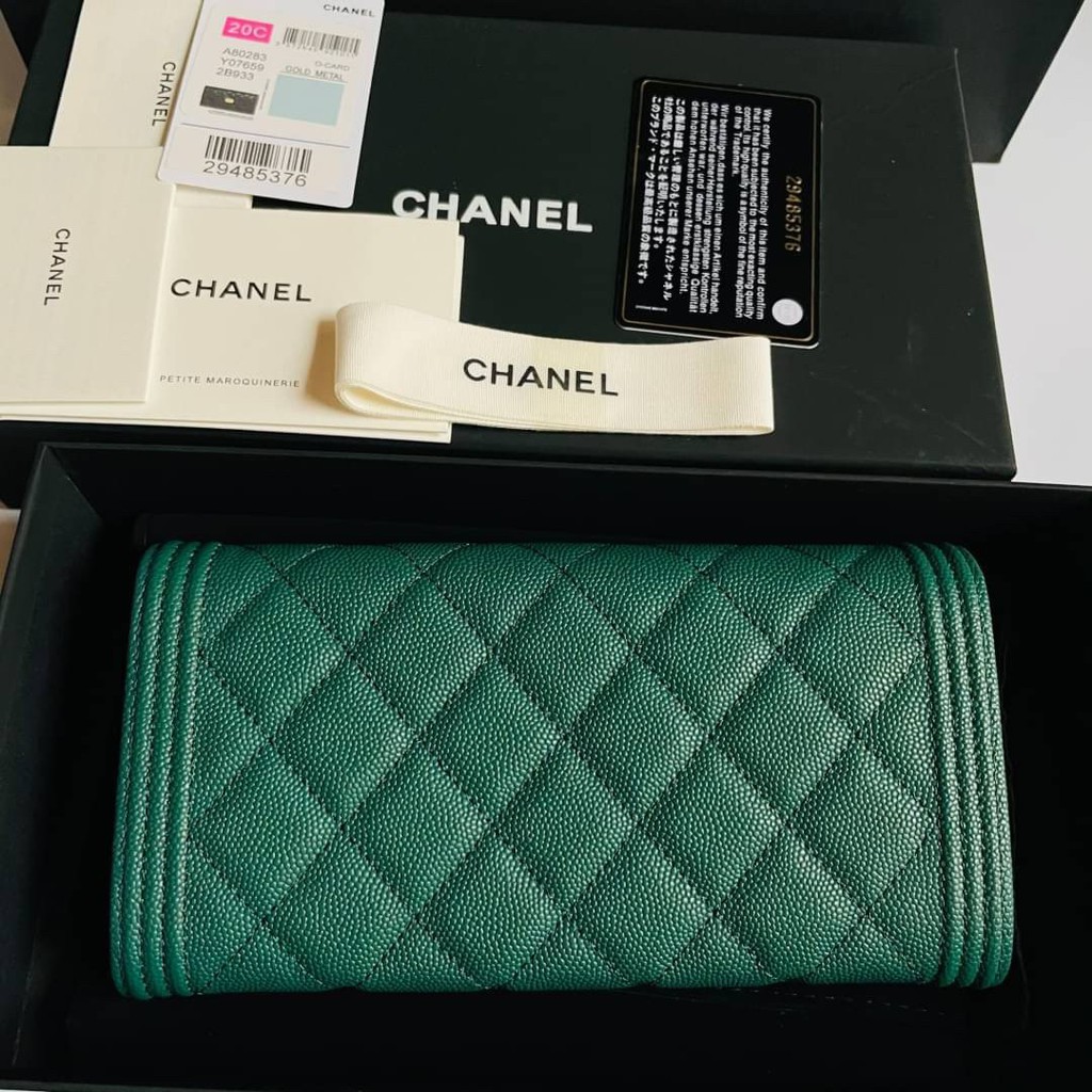 chanelwallet-boy2flap-เกรด-vip-size-19cm-อุปกรณ์-full-box-set