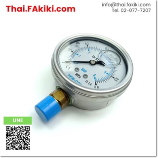 พร้อมส่ง,(C)Used, PGF63A6B-1/4PT-Y Pressure Gauge ,เกจ์วัดความดัน สเปค 1/4PT 0.6MPa ,YENCO (66-002-979)