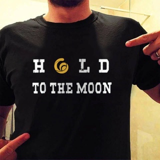 ชุดเซ็ต 2 ชิ้น - [ขายร้อนคลาสสิก] ถือไปดวงจันทร์วิทยุเสื้อ Caca Raca Cryptocurrency เหรียญ Gildan เ