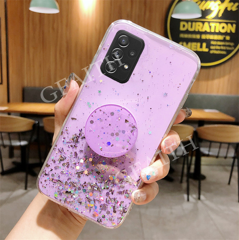 ready-เคสโทรศัพท์-samsung-galaxy-a72-a52-a32-4g-5g-2021-new-case-ins-glitter-star-space-softcase-with-stand-holder-back-cover-samsunga72-samsunga52